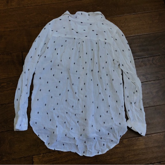 RAILS Linen Cactus Button Down Top - Picture 4 of 4